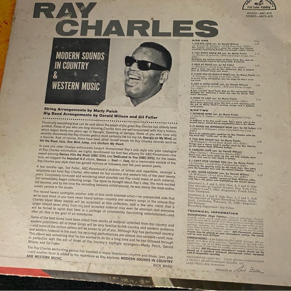 Vinyl, Ray Charles Modern Sounds in Country and Western Music - Picture 2 of 4